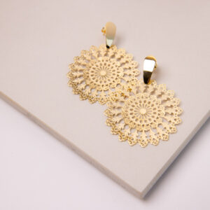 These 18K Gold-Filled Filigree Earrings are the perfect marriage of craftsmanship and design.